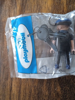 Playmobil Police Officer Keychain 1998 new in original packaging