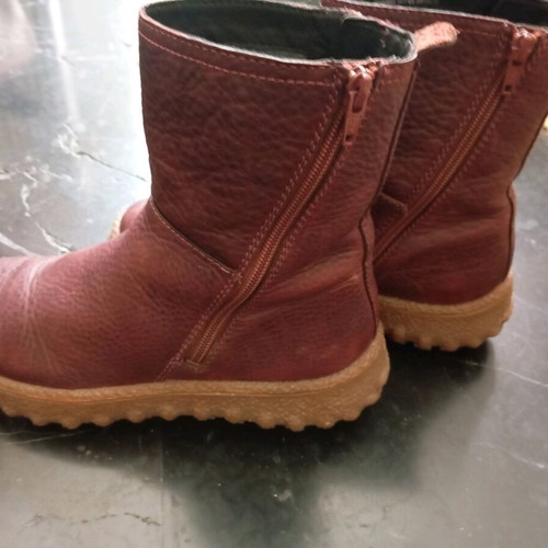 Camper boots burgundy leather like new, size 39/39.5