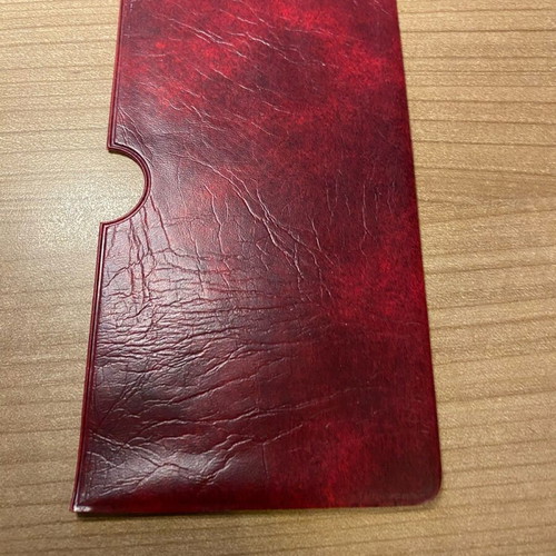 Collectible Citibank plastic case burgundy like new 1980