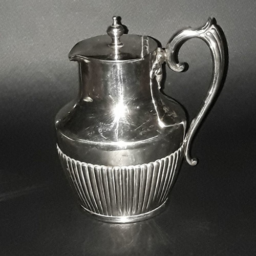 James Deakin Sheffield England silver-plated jug used, antique