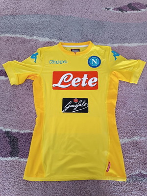 Φανέλα Νάπολι εκτός έδρας 2017-18 μεταχειρισμένη, μέγεθος Small