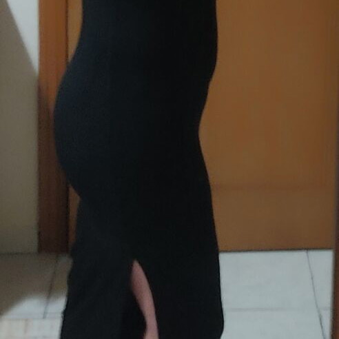 Maxi dress Sinsay black like new