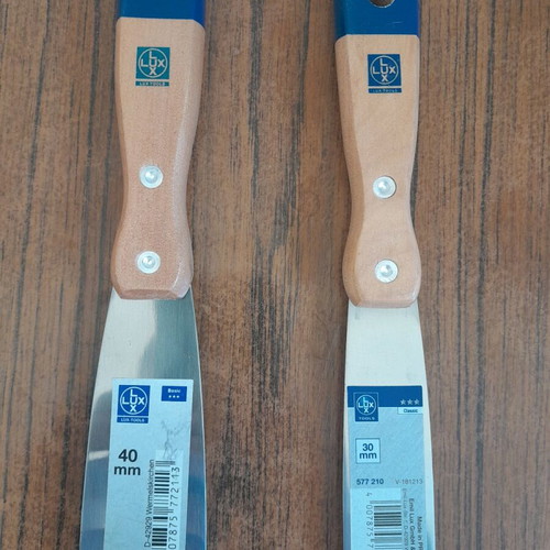 Lux tools painting tools new, brushes, spatulas, nitrile gloves