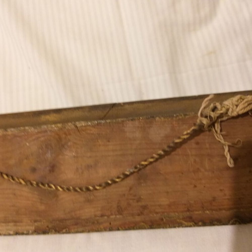 Antique carved wooden frame used, 1930s decade