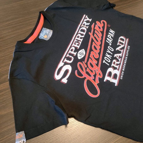 Superdry T-shirt black size XL like new