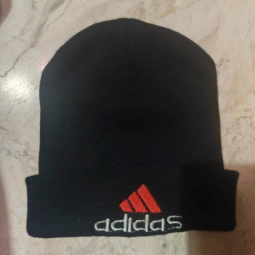 Adidas beanie used, black, one size