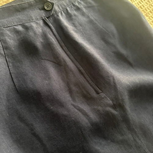 Artisti Italiani navy linen skirt like new, size M