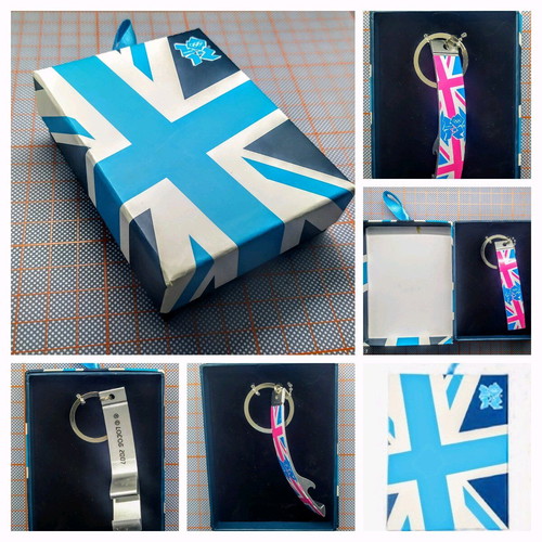 London 2012 Olympic Games bottle opener keychain