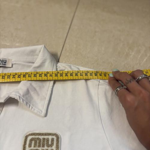 Miu Miu shirt new, white, size S