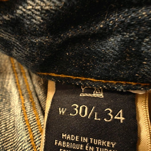 Scotch and Soda slim fit jeans blue like new with fades and rips