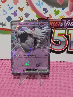 Houndstone ex (SVP 162) Pokemon card, SV Black Star Promos