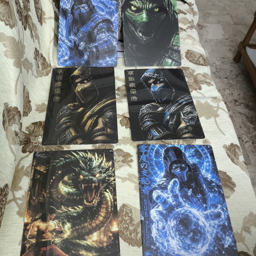 Mortal Kombat Aluminum Signs set of 6, new