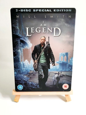 I Am Legend Steelbook DVD used, 2 discs with English subtitles