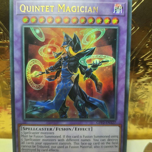 Yu-Gi-Oh! Quintet Magician card near mint