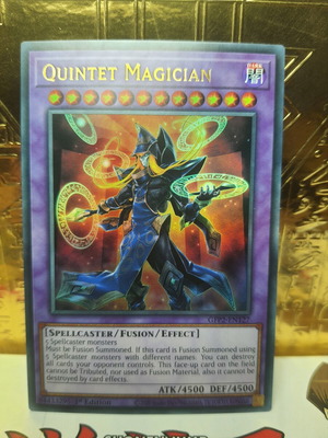 Yu-Gi-Oh! Quintet Magician card near mint