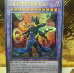 Yu-Gi-Oh! Quintet Magician card near mint