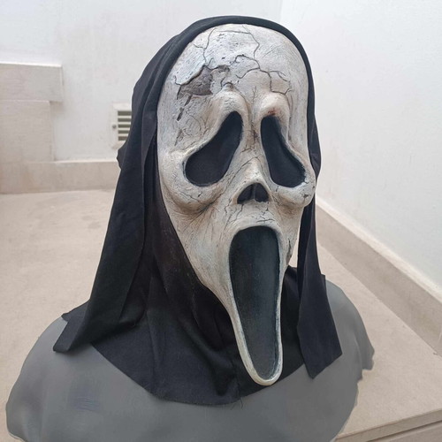 Custom Scream Ghostface Mask hand painted, like new