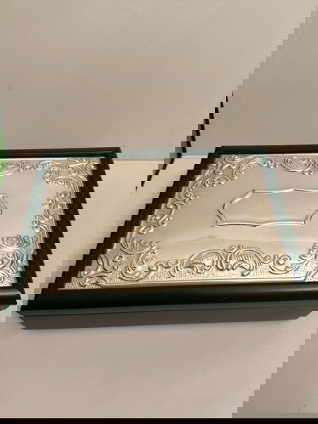 Μπιζουτιερα με ασημένια λεπτομέρεια 925