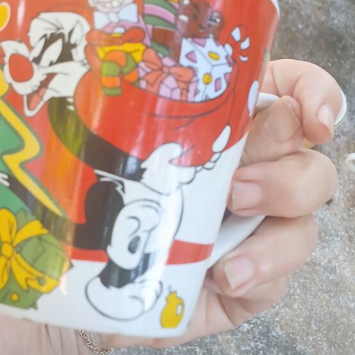 Christmas Mug with Cartoon, Like New