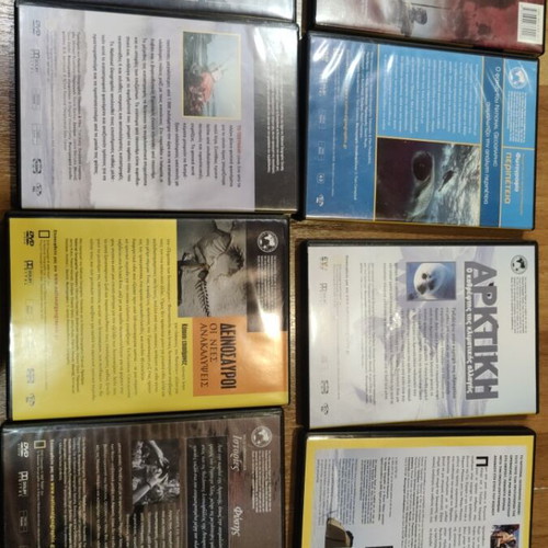 National Geographic collectible DVDs like new, pack of 8