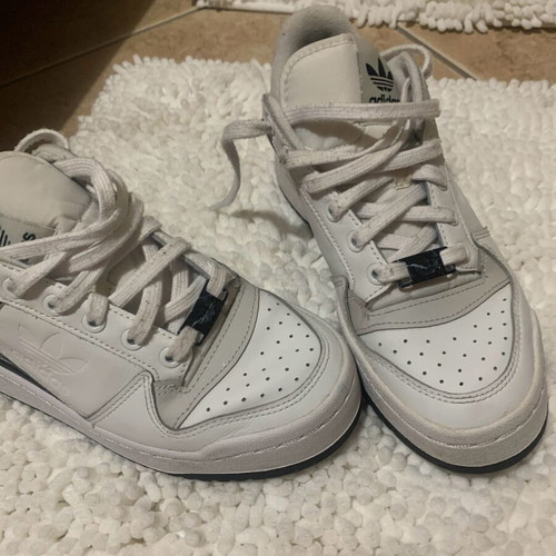 Adidas Forum Bold gy6988 used white athletic shoes size 38