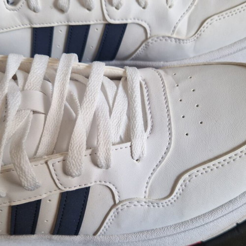 Adidas Hoops 3.0 men's sneakers like new, size 44.5, white and blue