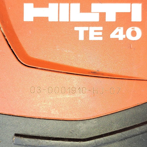 Hilti TE 40 rotary hammer drill used, 1010W