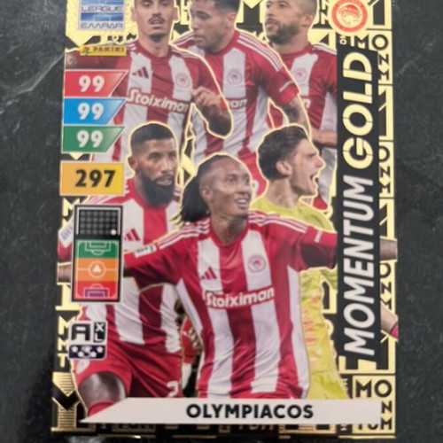 Panini Super League 24-25 Momentum Gold Olympiacos flawless