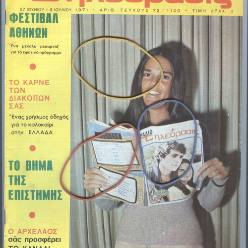 Radiotileorasi magazine issue 72/1100, June 27 - July 3 1971 used