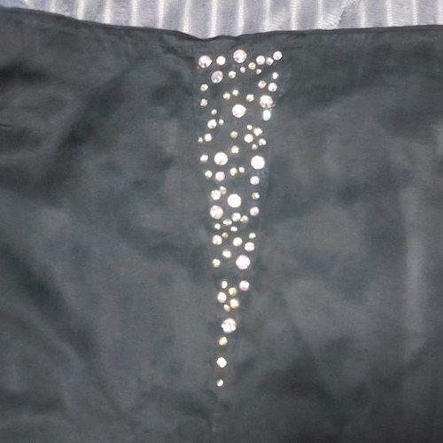 Italian strapless silk top size M like new