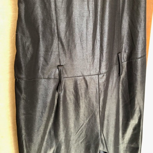 One-piece leather bell dress new, size M, black