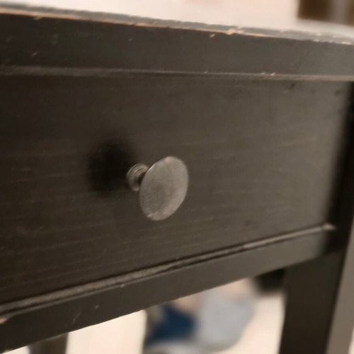 Ikea Hermes nightstand wooden wenge used