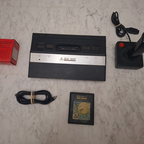 Atari 2600 Junior retro console with Pac-Man used