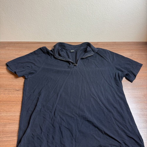 Hugo Boss Men's Half-Zip Shirt 100% Cotton XXL Like New