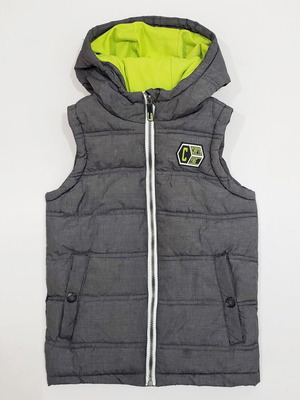 Chapter kids padded vest with hood like new, sizes 134-146 cm