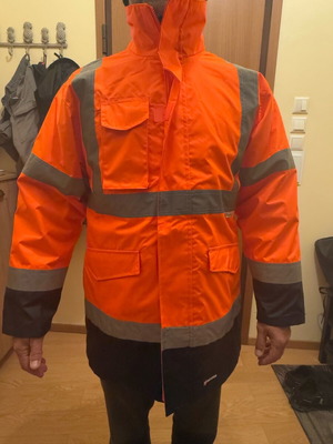 Work jacket new with windproof lining and waterproof zippers