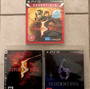 Resident Evil 5/6/Gold Edition PlayStation 3 πλήρη πακέτο