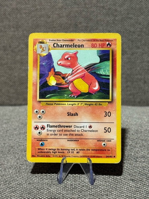 Pokemon TCG Charmeleon Base set 24/102 used