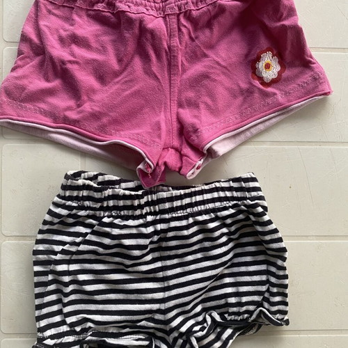 Benetton baby shorts pack, 6-9 months
