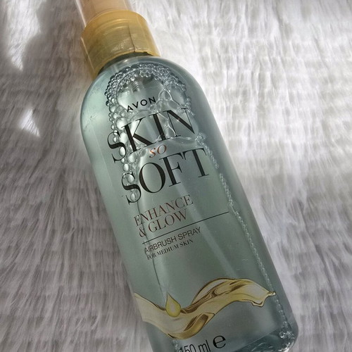 Avon Skin So Soft Enhance & Glow Airbrush Spray 150ml new body self-tanner