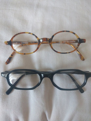 Vintage optical glasses like new, 2 Italian acetate frames