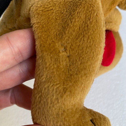 Disney Pluto vintage plush beanbag toy 1997 used