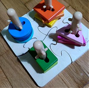 Ξύλινο παιχνίδι Montessori της Hape