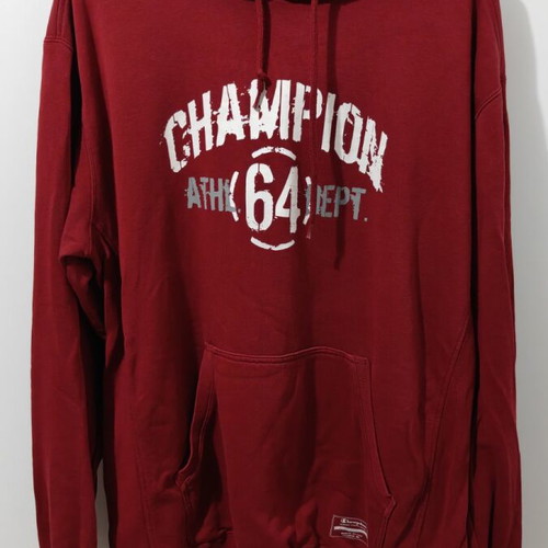 Champion men's hoodie used like new, red color
