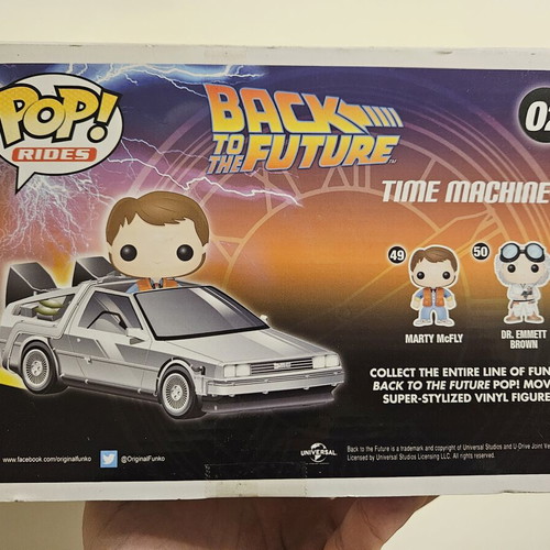 Marty Riding Time Machine Funko Pop used #02