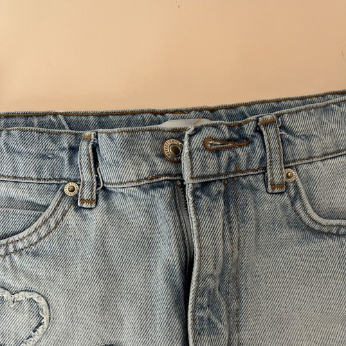 Zara Kids Jean Shorts like new, hearts, size 11-12 years