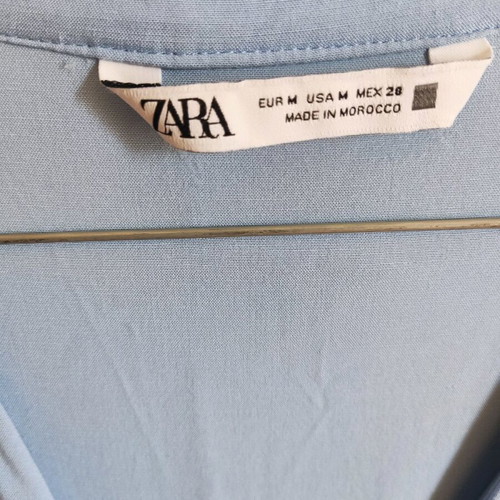 Zara dress light blue like new, size M
