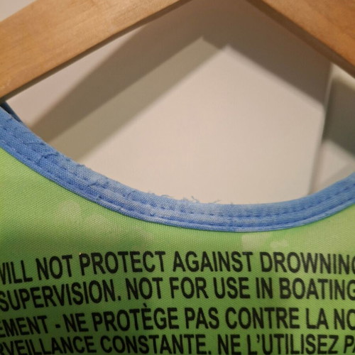 Bestway swim vest used, with wear