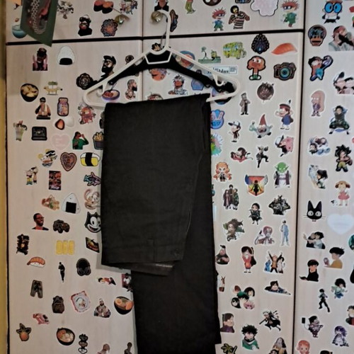 Unisex charcoal fabric pants size 32 like new