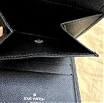  Louis Vuitton Porte-billets 3 cartes credit Black Taiga Wallet πορτοφόλι ανδρικό